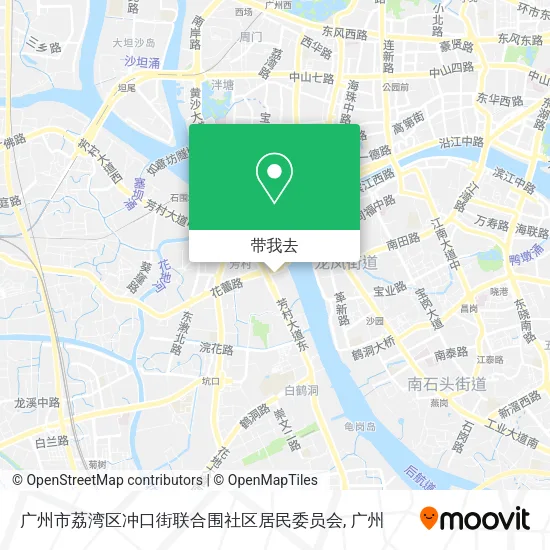广州市荔湾区冲口街联合围社区居民委员会地图