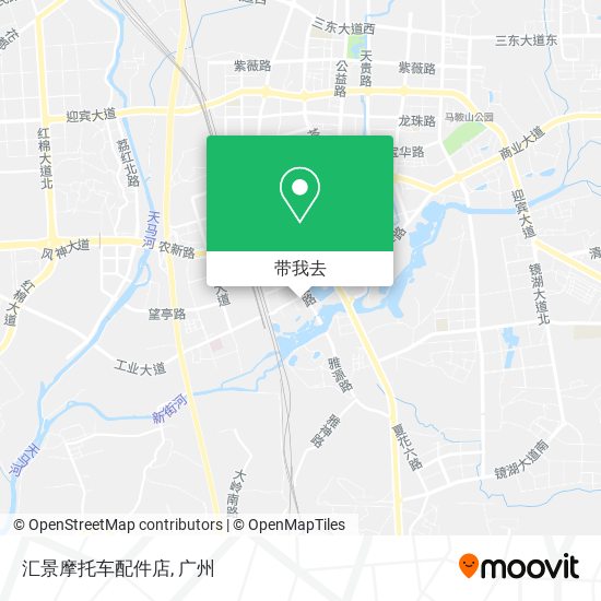 汇景摩托车配件店地图