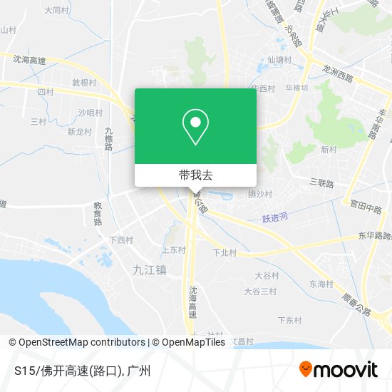 S15/佛开高速(路口)地图