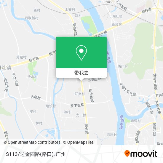 S113/迎金四路(路口)地图