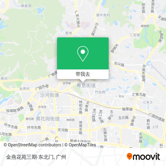 金燕花苑三期-东北门地图