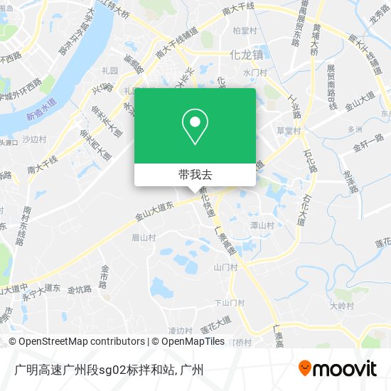 广明高速广州段sg02标拌和站地图