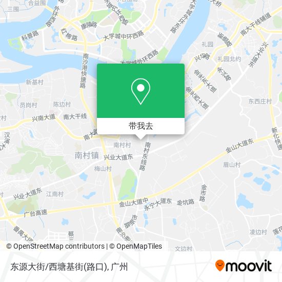 东源大街/西塘基街(路口)地图