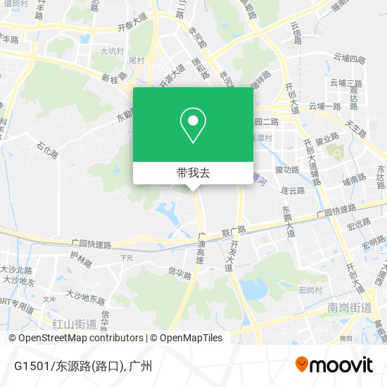G1501/东源路(路口)地图