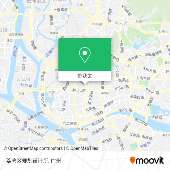 荔湾区规划设计所地图