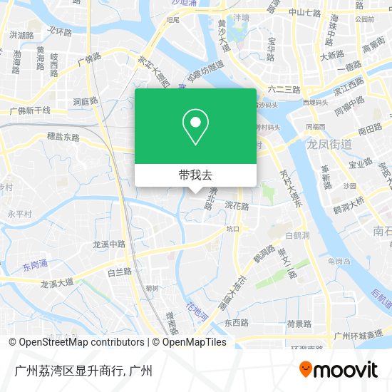 广州荔湾区显升商行地图