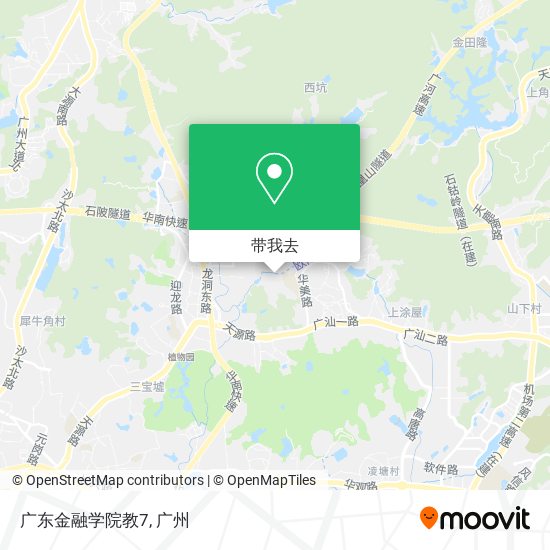 广东金融学院教7地图