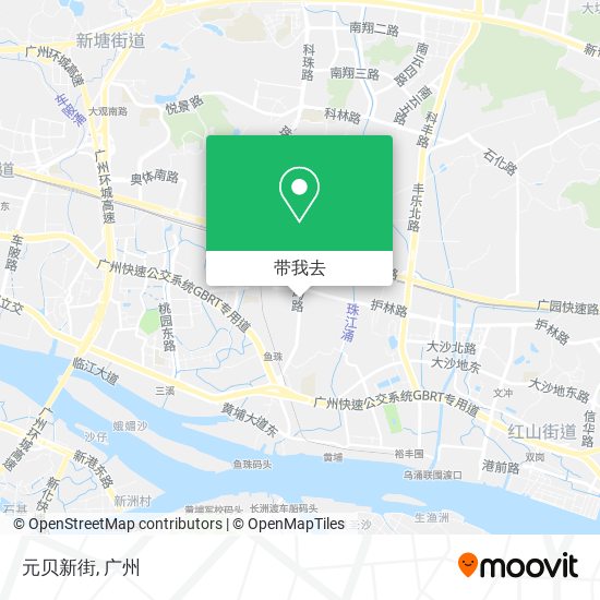 元贝新街地图