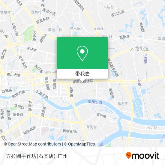 方拉圆手作坊(石基店)地图