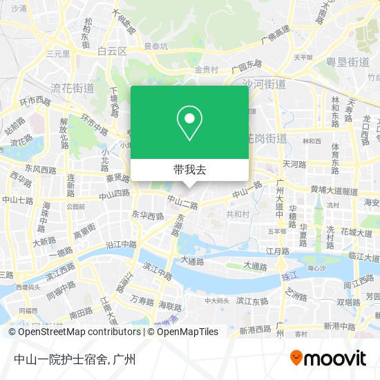 中山一院护士宿舍地图
