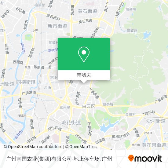广州南国农业(集团)有限公司-地上停车场地图
