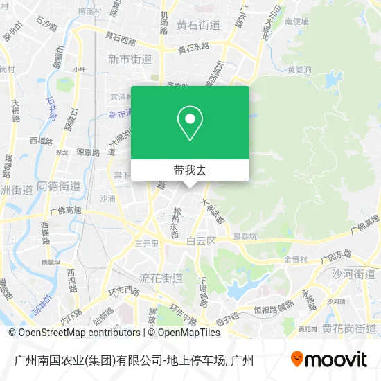 广州南国农业(集团)有限公司-地上停车场地图