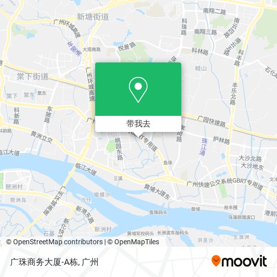 广珠商务大厦-A栋地图