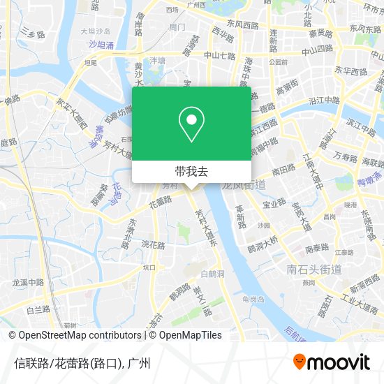 信联路/花蕾路(路口)地图