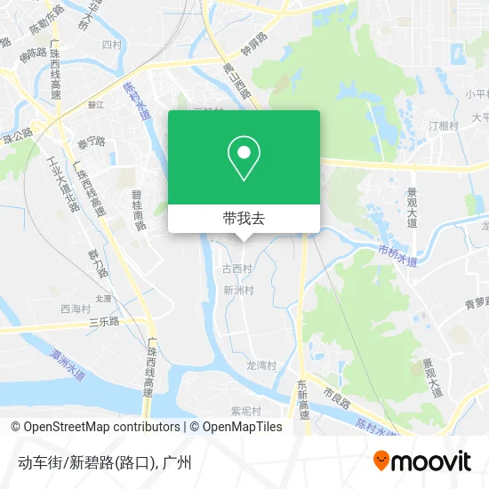 动车街/新碧路(路口)地图
