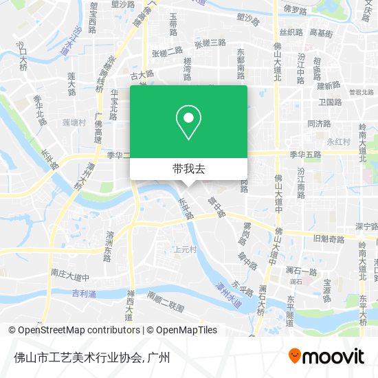 佛山市工艺美术行业协会地图