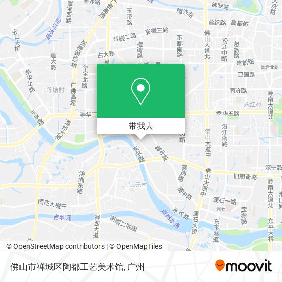 佛山市禅城区陶都工艺美术馆地图