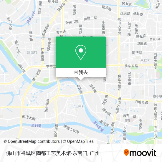 佛山市禅城区陶都工艺美术馆-东南门地图