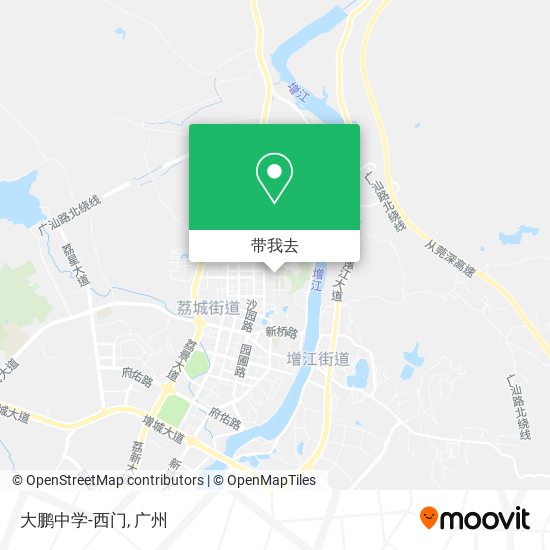 大鹏中学-西门地图