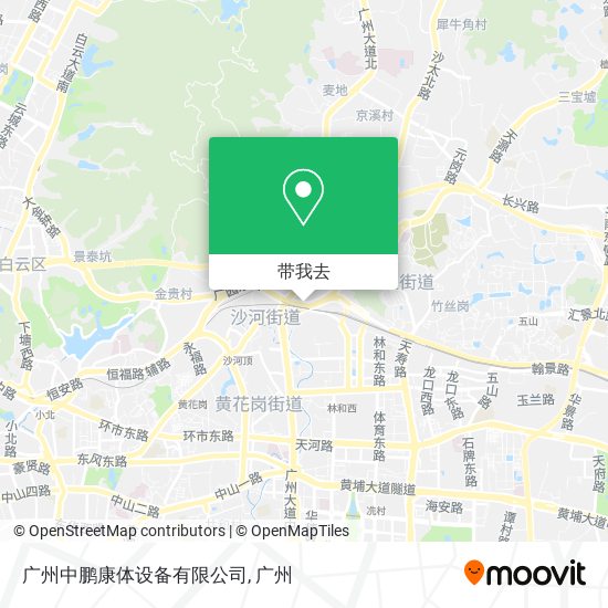广州中鹏康体设备有限公司地图