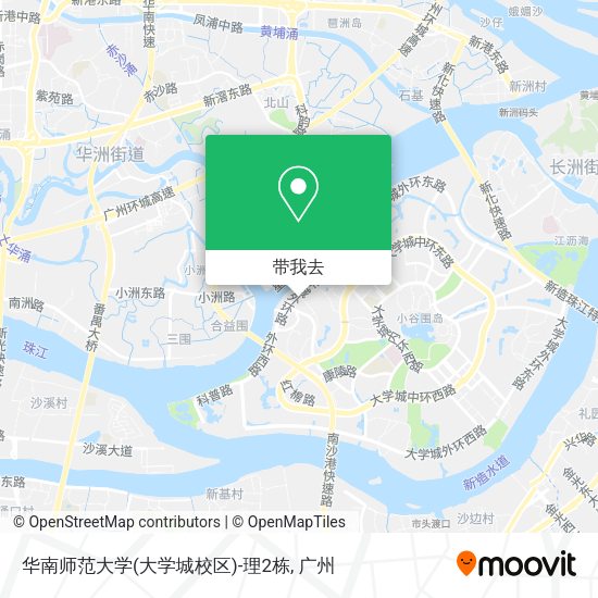 华南师范大学(大学城校区)-理2栋地图