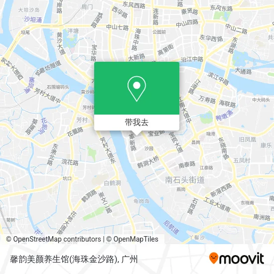 馨韵美颜养生馆(海珠金沙路)地图