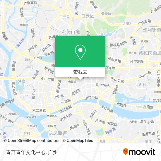 青宫青年文化中心地图