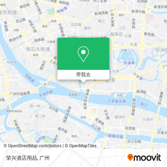 荣兴酒店用品地图