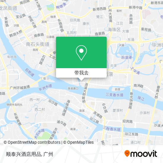 顺泰兴酒店用品地图