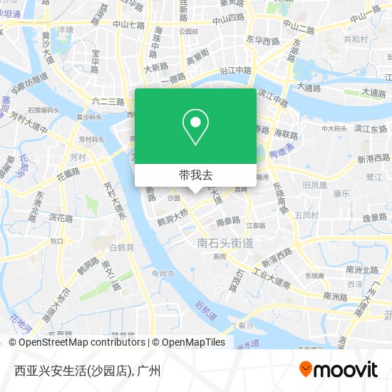 西亚兴安生活(沙园店)地图