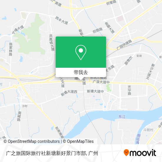 广之旅国际旅行社新塘新好景门市部地图