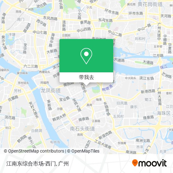 江南东综合市场-西门地图