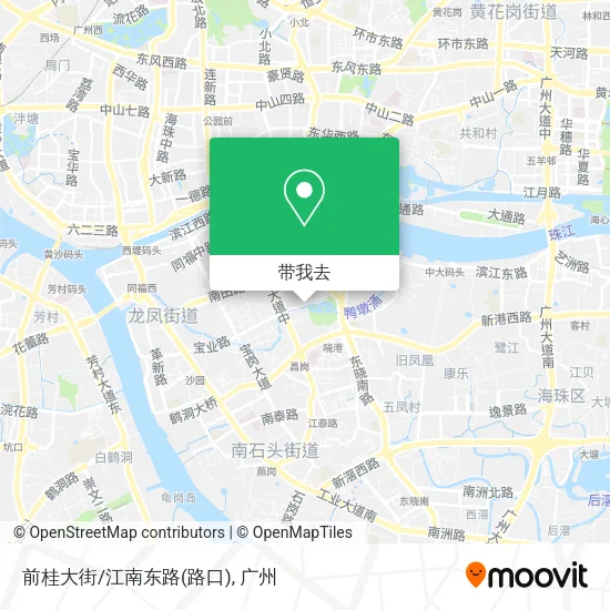 前桂大街/江南东路(路口)地图