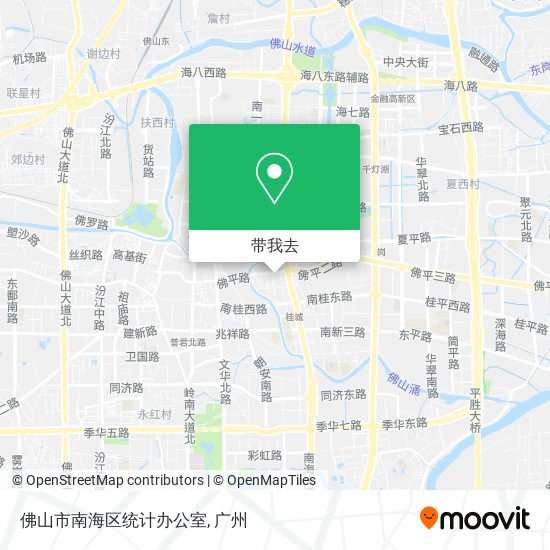 佛山市南海区统计办公室地图
