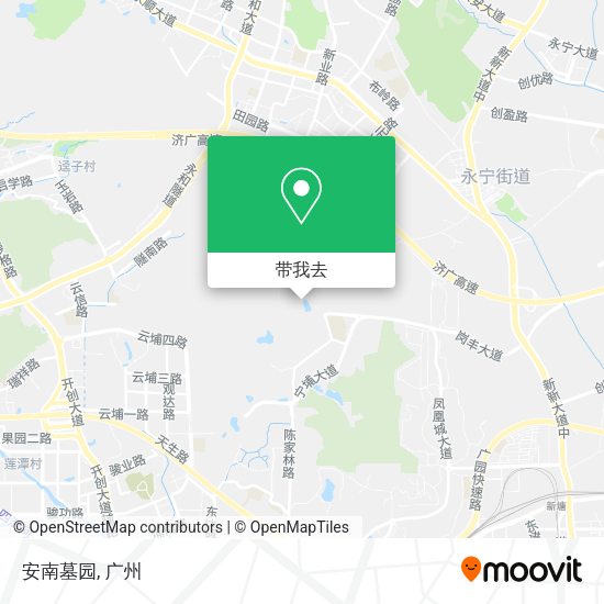 安南墓园地图