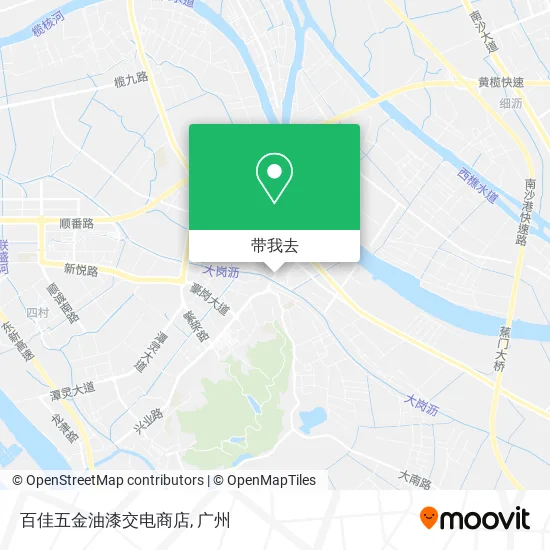 百佳五金油漆交电商店地图