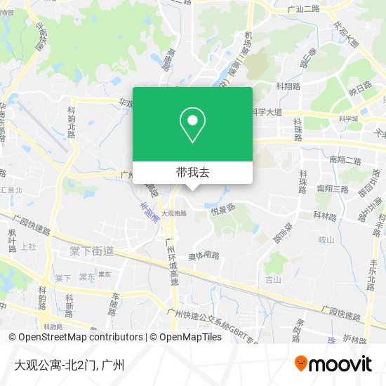 大观公寓-北2门地图