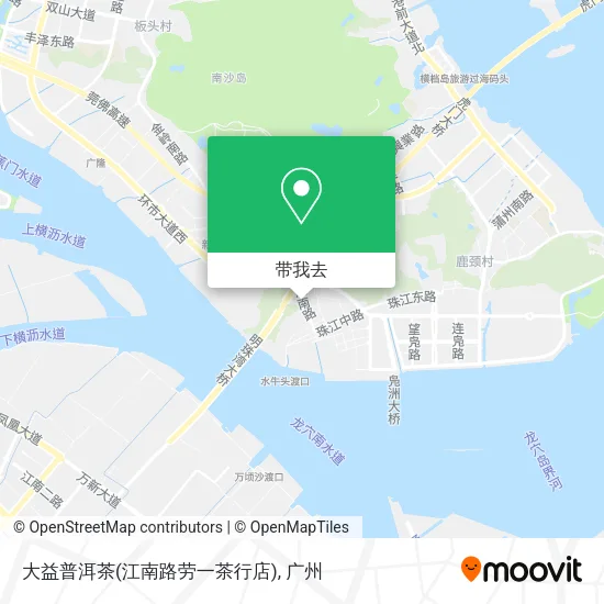 大益普洱茶(江南路劳一茶行店)地图