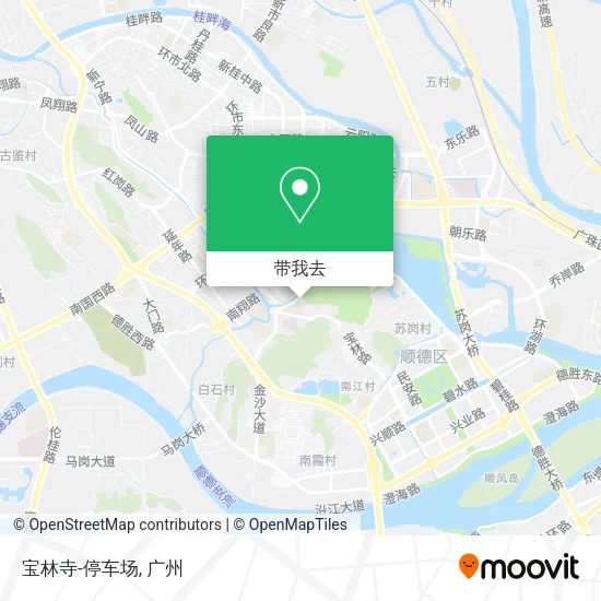 宝林寺-停车场地图