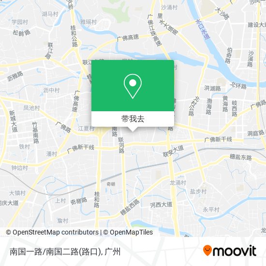 南国一路/南国二路(路口)地图