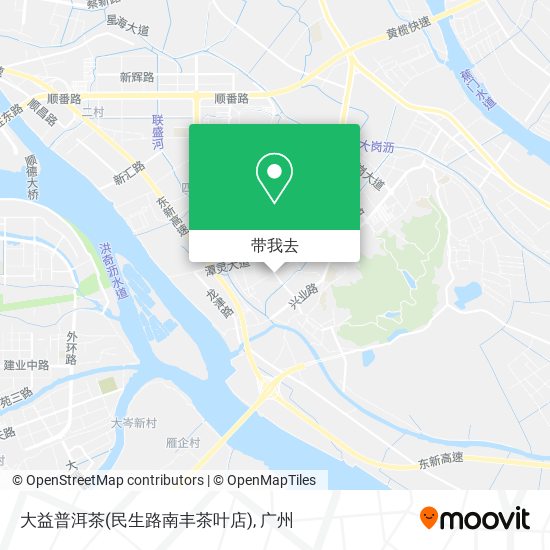 大益普洱茶(民生路南丰茶叶店)地图