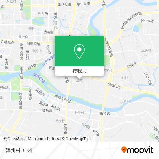 潭州村地图