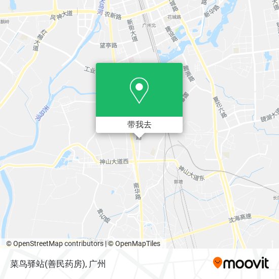 菜鸟驿站(善民药房)地图