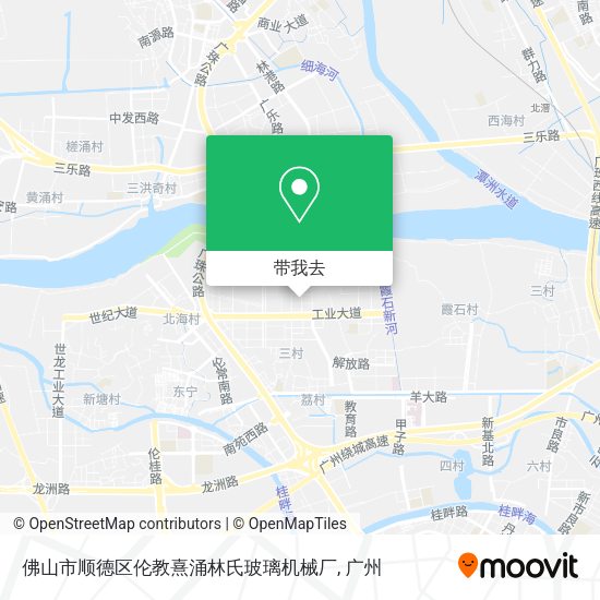 佛山市顺德区伦教熹涌林氏玻璃机械厂地图