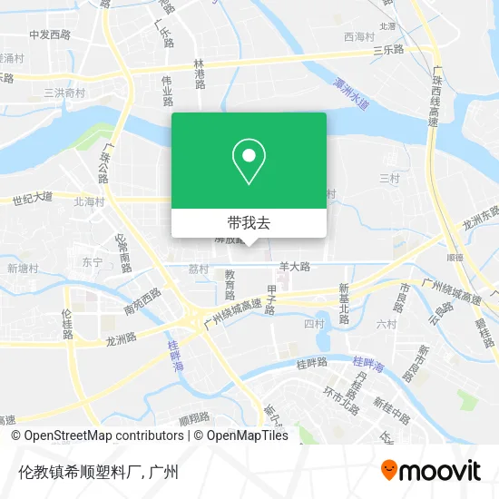 伦教镇希顺塑料厂地图