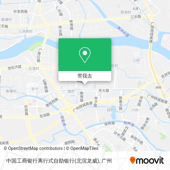 中国工商银行离行式自助银行(北滘龙威)地图