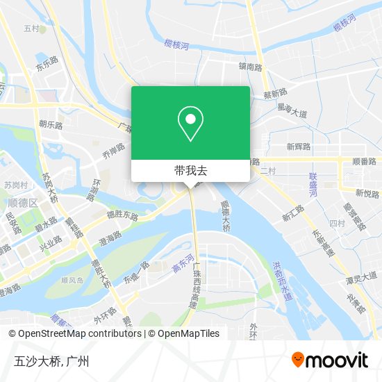 五沙大桥地图