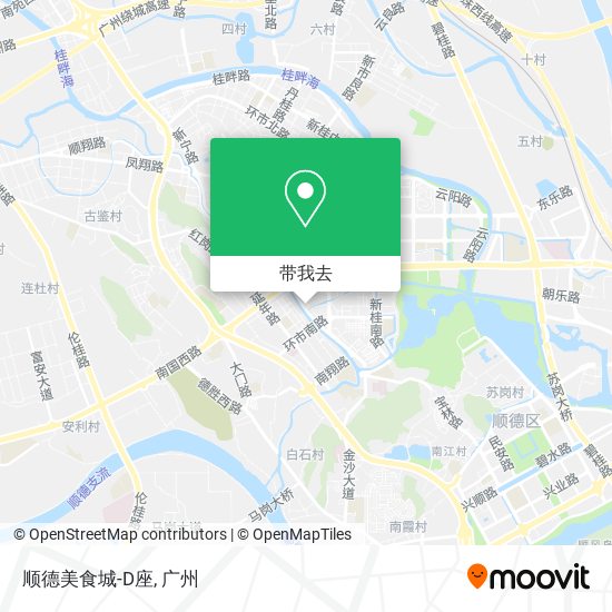 顺德美食城-D座地图