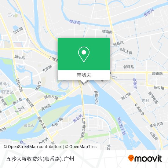 五沙大桥收费站(顺番路)地图