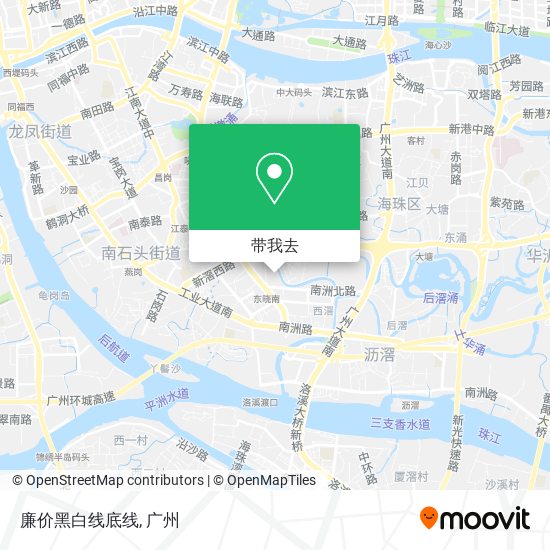 廉价黑白线底线地图